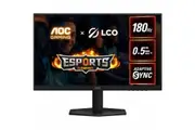 AOC 24G42E 24" Class Full HD Gaming LED Monitor - 16:9 - Black, Red - 23.8" Viewable - Fast IPS - WLED Backlight - 1920 x 1080 - 16.7 Million Colours