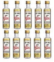 10 x Still Spirits Top Shelf Dry Gin Flavouring Essences 50ml Home Brew Alcohol