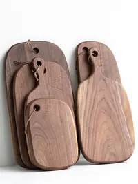 在飛比找松果購物優惠-北歐風實木整木砧板 鵝卵形麵包板 披薩板 切菜板 (8.3折