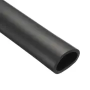 50mm ID Pipe Insulation Tubing 7mm Thick Heat Foam Tube 65mm OD/3ft/Black
