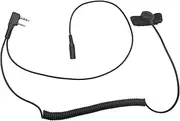 2 Pin K1 Plug to 3.5mm Female Adapter with Finger PTT for Walkie Talkie Earpiece Compatible with Baofeng Retevis uv5r 888d RT22 RT21 RT27 RT7 H-777 H777S RT18 RT19 RT22S Radios