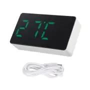 Desk Alarm Clock Digital LED Temperature USB Bedside Table Travel Clocks1254