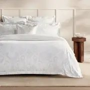 Sheridan Marette Quilt Cover in Orient Blue Size: Super King Cotton