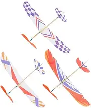 LIFKOME 3Pcs DIY Aircraft Model Rubber Band Powered Educational for Creative Bird Design Glider Enhance Logical Thinking and Manipulative Skills Present for Friends and Family