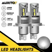 CANBUS H4 9003 30000LM Ultra Bright AUXITO LED Headlight Bulbs High Low Beam Kit (for: Smart)