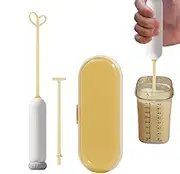 Formula Mixer - Electric Baby Formula Mixer | Milk Frother Handheld Whisk | Small Drink Mixer | Coffee Frother Whisk | Baby Formula Stirrer Electric | Handheld Maker Blender for Coffee Hot Chocolate