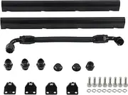 High Flow Fuel Rails Kit Black Billet Aluminium Stable Performance EFI Fuel Rails LS1 LS6