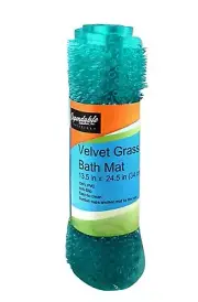 Grass Textured Spa Quality Foot Scrubber Bathmat Bathroom Tub & Bath Mat
