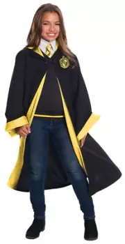 Hufflepuff Set Deluxe Harry Potter Movie Child Girl Costume
