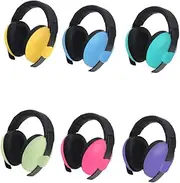 Homoyoyo Protection Earmuff Ear Headphones Noise Cancelling Headphones Hearing Noise Cancelling Earbuds Noise Reduction Headphones for Headphones Yellow