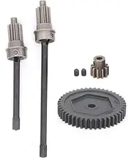 RC Front Drive Shaft Universal Joint and Gear Set, Upgrade Parts for 4/6 1/10 RC Car