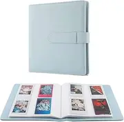 256 Pockets Photo Album for Polaroid Pictures,Compatible with Fujifilm Instax Mini EVO LiPlay 12 11 90 70 50S 40 26 25 9 8+ 8 7S Instant Camera/Mini Link SP-1 Printer (Ice Blue)