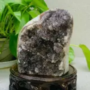 1030g Natural Amethyst Geode Mineral Specimen Crystal Quartz Energy Decoration