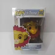 Funko Pop Vinyl Figure Disney Simba The Lion King # 302 F/Post + Protector