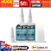 Glue Strong Cyanoacrylate Super Glue Plastic Wood Metal Instant Adhesive 4 oz