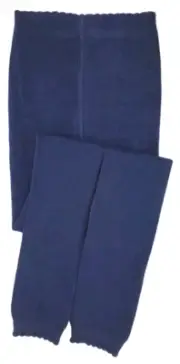 JEFFERIES SOCKS Scalloped Footless Tights - Navy - NIP Girls 8-10 years