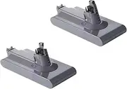 25.2V 7800mAh SV14 Battery Lithium Li-ion Vacuum Cleaner Rechargeable Battery,Compatible for Dyson V11 Absolute V11 Animal SV15 970145-02(25.2V 4800mAh - 2PCS)