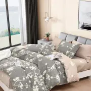 Ardor Amesbury Natural Quilt Cover Set
