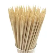 HOPELF 6" Natural Bamboo Skewers for BBQ，Appetiser，Fruit，Cocktail，Kab...