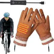 [Générique] Electric Heated Gloves - USB Heated Gloves | Winter Hand Warmer Gloves | USB Heated Gloves | USB Heated Gloves For Fishing | Cold Weather Touch Screen Gloves | Snowbo Gloves