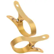 2 Pcs Clothespin Sunbed Clips for Beach Towels Clamps Travel Quilt Drying
