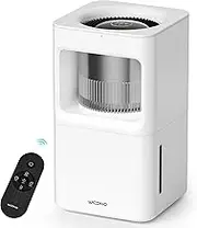 Wooohoo Cool Mist Humidifier Large Room Humidifier 4.5L with Essential Oil Diffuser, Humidifier with 10 Hour Timer, Touch Function and