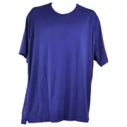 Purple Stone Dry Fit Vent Plain Solid Blank Adult Men Crew Neck Tshirt Tee XLarg