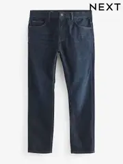 Blue Indigo Rinse Slim Fit Vintage Wash Denim Jeans (B01018) | $45