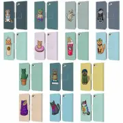 OFFICIAL BETH WILSON DOODLECATS LEATHER BOOK CASE FOR APPLE iPOD TOUCH MP3