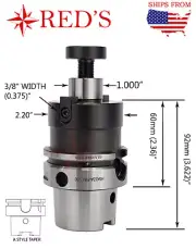 HSK63A-FMA1-60 Face Mill Tool Holder G2.5 25k RPM CNC Router HSK 63A