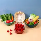 Stackable Colander Bowl Strainers Set Multifunctional Removable for Home Kitchen
