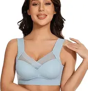 [Mbiyhgta] Women's Bras, Wireless Bras, Bras with Back Support Push-up Comfort Bra, Ergonomic Bra, Breathable Wireless Bras for Women and Girls