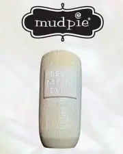“Mud Pie" Best Mom Ever Textured & Glazed Flower/Bud Vase, NWT