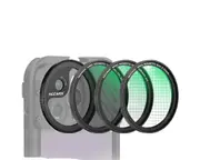 52mm Magnetic Lens Filter Kit for Iphone Phone Cage Adapter Ring/4 Points Star/cpl/black Diffusion