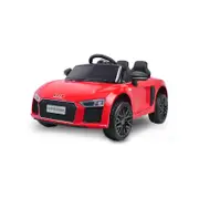 R8 Spyder Audi Licensed Kids Electric Ride On Car Remote Control by Kahuna - Red