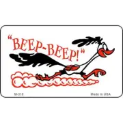 Beep Beep Roadrunner Novelty Metal Magnet M-318