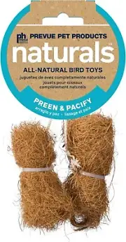 Prevue Pet Coco All Natural Coconut Fiber Bundle 62091 Bird Toy
