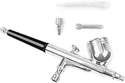 Air Brush for Nails,12-50 PSI Air Brush Kit - Handheld Portable Paint Sprayer with 0.3mm Nozzle for Modeling Painting Makeup Car