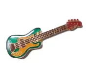 Electric Bass Guitar Instrument Pin Hat Tac Musician Backpack Flair Enamel