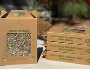 Raw Australian Pistachio Kernels I Premium Grade I Vacuum Sealed Nuts I Fresh, Crunchy I Perfect for Baking and Dubai Chocolate I Natural, No Additives, No GMO, Vegan-Friendly. (500 grams)