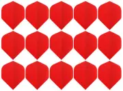 5 New Sets Rip Stop Nylon Fabric Standard Dart Flights - Ships w Tracking - Red