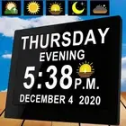 19 Alarms Electronic Calendar Clock Day Date Clock