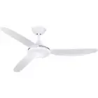 Polar V2 56" DC Hunter Pacific Ceiling Fan and LED Light in Matt White