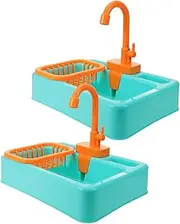 COLLBATH Plastic Tub Bird Shower Tub Cleaning Supplies Toys Automatic Water Circulation Playset