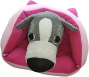Cat Nest Bed Pet Comfort Bed Soft Polar Fleece Cotton Material Adorable Shape for Seasons