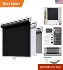 Cordless Blackout Roller Shades 24" W x 72" H - UV Protection & Room Darkening