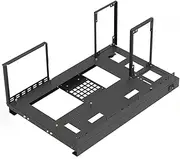 PC Chassis Frame - Overclocking Test Rig, Modular DY Case Rack | 402 * 265 * 151MM Open Structure Aluminum Motherboard Holder, Vertical Airflow Bench Setup, Custom Cooling