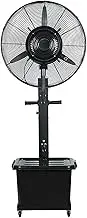 Heavy Duty Misting Fans/Pedestal Fan, Portable Industrial Floor Fan, Oscillating Fan,3 Speeds Water Mist Cooling Spray Fan, Oscillating Fan for Backyards, Patios and More(750mm (30in))
