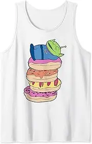 [Disney] Pixar Toy Story Aliens Donut Stack Nap Tank Top