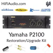 Yamaha P2100 amplifier restoration recap service kit fix repair filter capacitor